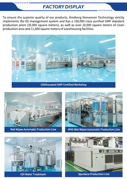 Xinsheng Nonwovens Technology Ltd. dây chuyền sản xuất của nhà sản xuất